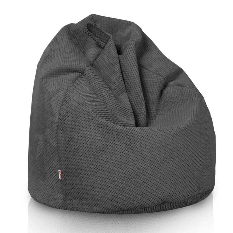 Wytrzymała Beżowy Dot Pufa Worek Sako Dla Dzieci – Z wodoodporną powłoką