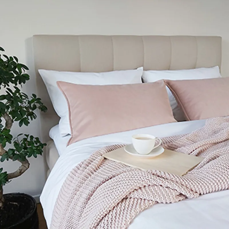 Stylowa Perłowa Prostokątna Poduszka Ozdobna Plusz – Świetna do domu i ogrodu