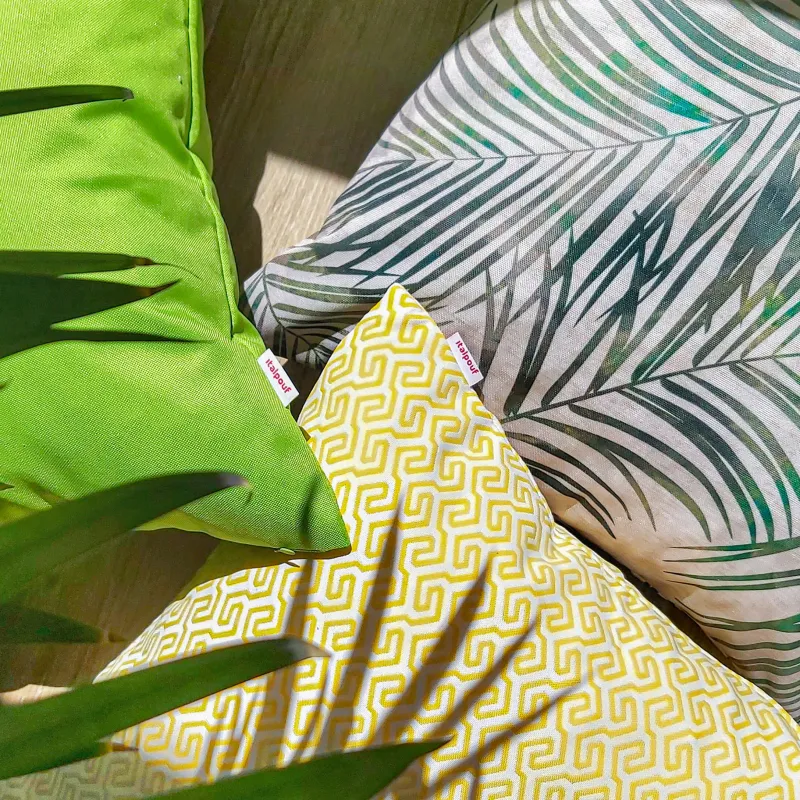 Stylowa Limonkowa Poduszka Prostokątna Outdoor – Świetna do domu i ogrodu