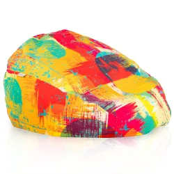 Nowoczesna Beżowa Pufa Worek Sako Dla Dziecka Nylon Outdoor – Idealna do relaksu