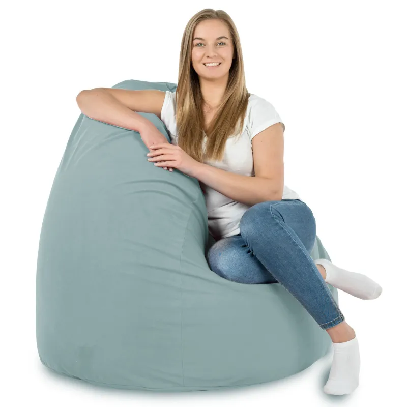 Luksusowa Brązowa Pufa Worek Sako Dla Dzieci Plusz – Świetna do domu i ogrodu