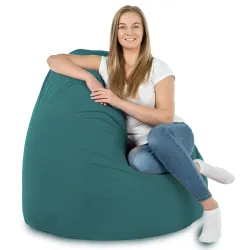 Luksusowa Brązowa Pufa Worek Sako Dla Dzieci Plusz – Świetna do domu i ogrodu