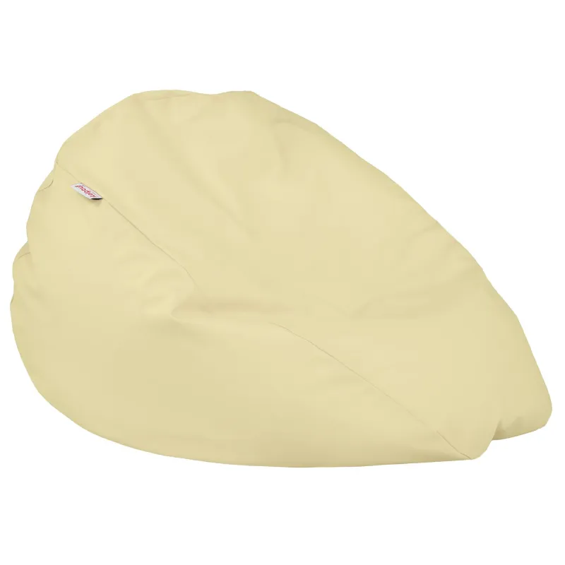 Lekka Biała Pufa Worek Sako Dla Dzieci Ekoskóra – Świetna do domu i ogrodu