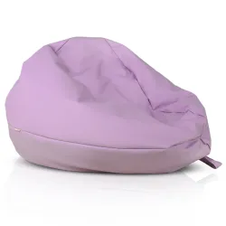 Lekka Biała Pufa Worek Sako Dla Dzieci Ekoskóra – Świetna do domu i ogrodu