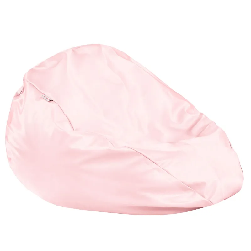 Stylowa Kremowa Pufa Worek Sako Dla Dzieci Ekoskóra – Z wodoodporną powłoką