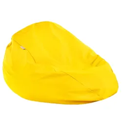 Stylowa Kremowa Pufa Worek Sako Dla Dzieci Ekoskóra – Z wodoodporną powłoką