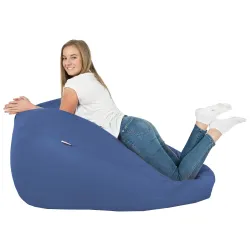 Lekka Jasnożółta Pufa Worek Sako Dla Dzieci Ekoskóra – Świetna do domu i ogrodu