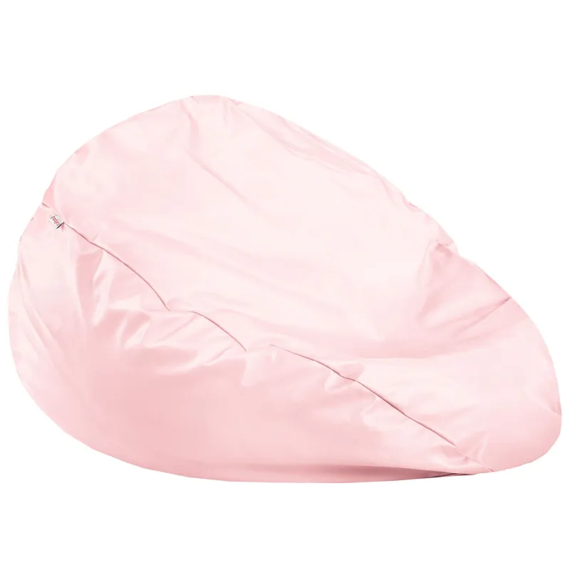 Lekka Jasnożółta Pufa Worek Sako Dla Dzieci Ekoskóra – Świetna do domu i ogrodu