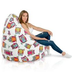 Wytrzymała Abstract Pufa Worek sako – Z wodoodporną powłoką