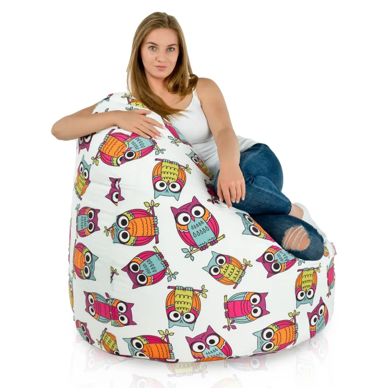 Wytrzymała Abstract Pufa Worek sako – Z wodoodporną powłoką