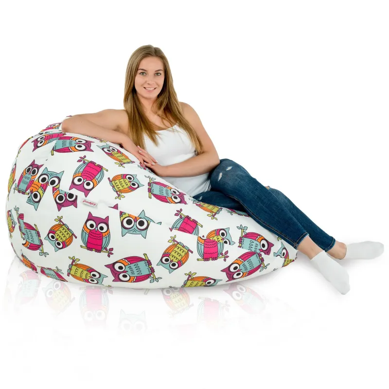 Wytrzymała Abstract Pufa Worek sako – Z wodoodporną powłoką