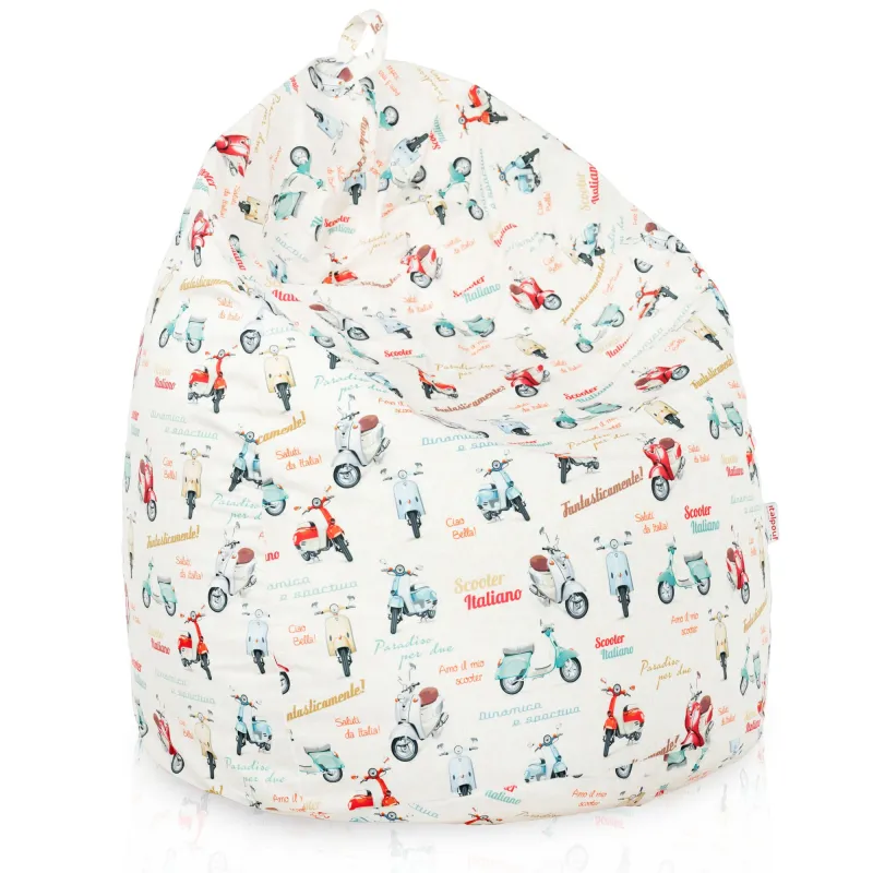 Wytrzymała Abstract Pufa Worek sako – Z wodoodporną powłoką