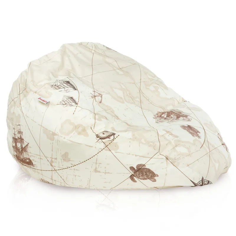 Wytrzymała Abstract Pufa Worek sako – Z wodoodporną powłoką