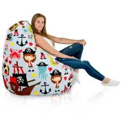 Wytrzymała Abstract Pufa Worek sako – Z wodoodporną powłoką