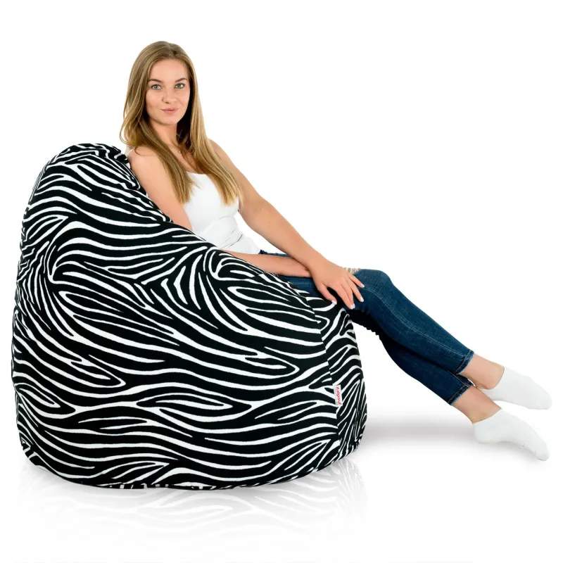 Wytrzymała Abstract Pufa Worek sako – Z wodoodporną powłoką