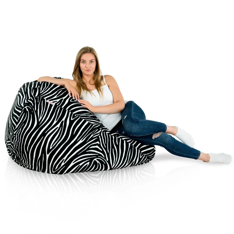 Wytrzymała Abstract Pufa Worek sako – Z wodoodporną powłoką