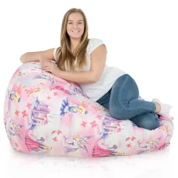 Wytrzymała Abstract Pufa Worek sako – Z wodoodporną powłoką