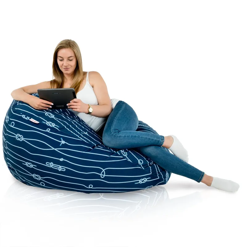 Wytrzymała Abstract Pufa Worek sako – Z wodoodporną powłoką