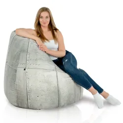 Wytrzymała Abstract Pufa Worek sako – Z wodoodporną powłoką