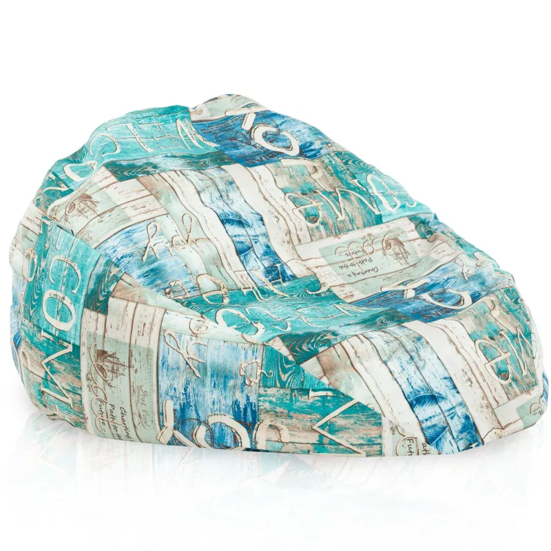 Wytrzymała Abstract Pufa Worek sako – Z wodoodporną powłoką