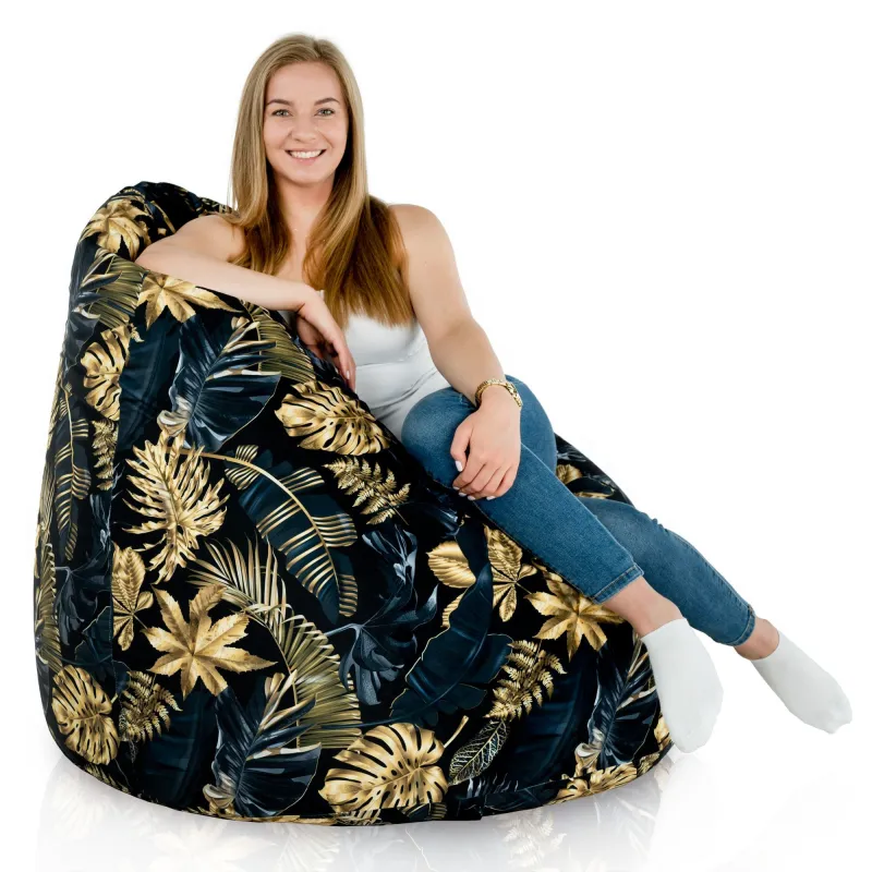 Wytrzymała Abstract Pufa Worek sako – Z wodoodporną powłoką