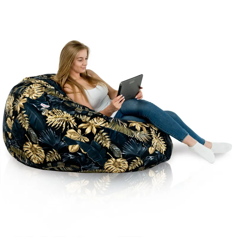 Wytrzymała Abstract Pufa Worek sako – Z wodoodporną powłoką