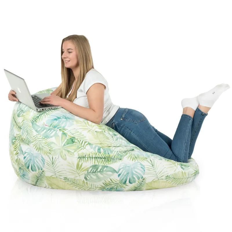 Wytrzymała Abstract Pufa Worek sako – Z wodoodporną powłoką