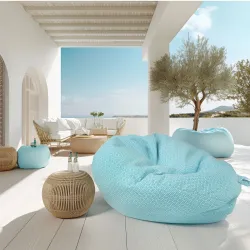 Wytrzymała Abstract Pufa Worek sako – Z wodoodporną powłoką