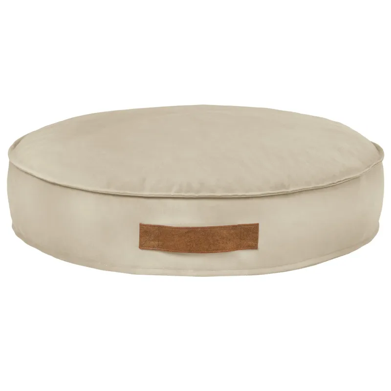 Miękkie Brązowy Plusz Okrągłe Legowisko – Łatwe w czyszczeniu