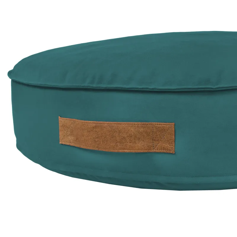 Miękkie Brązowy Plusz Okrągłe Legowisko – Łatwe w czyszczeniu