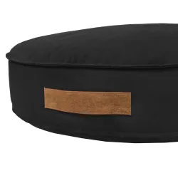 Miękkie Brązowy Plusz Okrągłe Legowisko – Łatwe w czyszczeniu