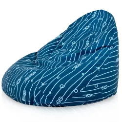 Pufa Worek z Oparciem Drop XXL - Premium Prints