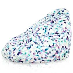 Pufa Worek z Oparciem Drop XXL - Premium Prints