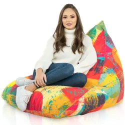 Nowoczesna Biała Pufa Sako Do Leżenia Bermudy Nylon – Z wodoodporną powłoką