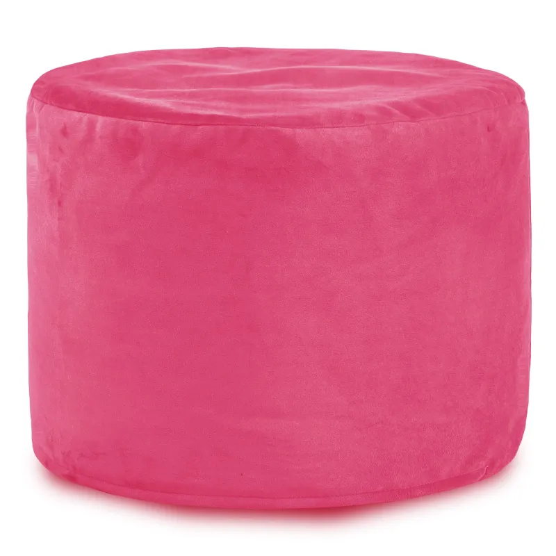 Stylowa Perłowa Pufa Pluszowa Cilindro – Doskonała dla dzieci i dorosłych