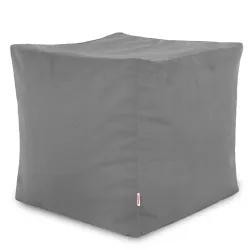 Wytrzymała Perłowy Puf Kwadratowy Plusz – Z wodoodporną powłoką