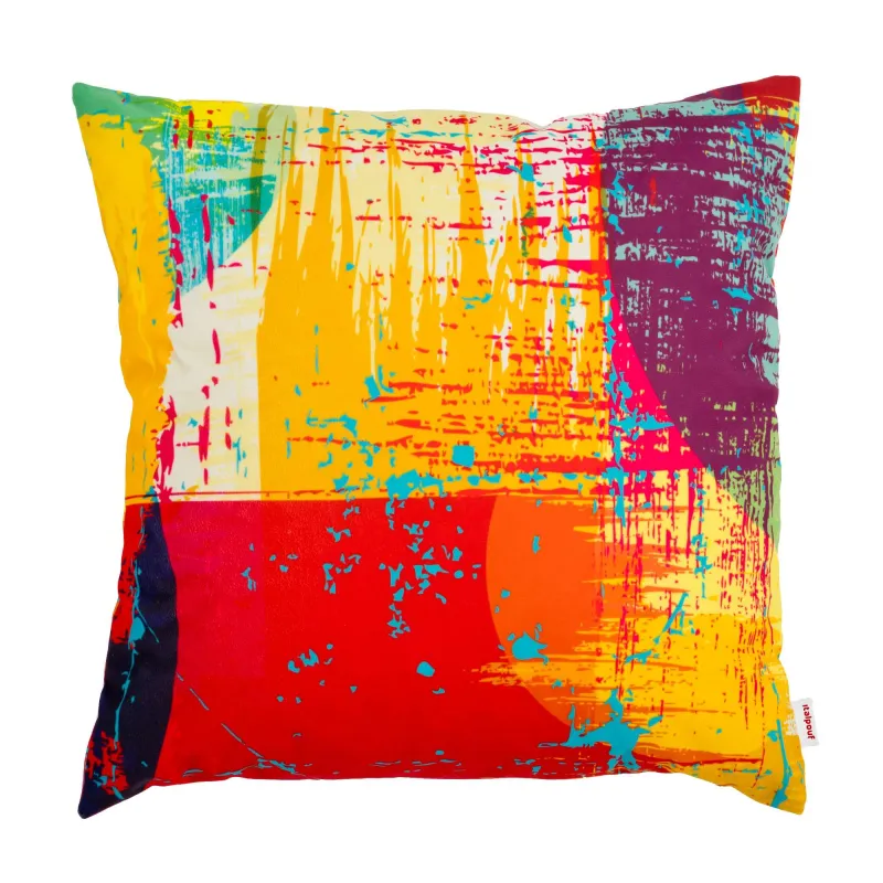 Wygodna Beżowa Kwadratowa Poduszka Outdoor – Doskonała dla dzieci i dorosłych