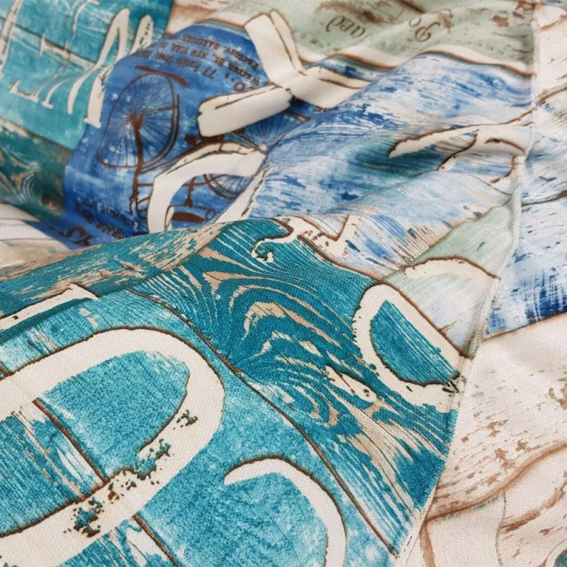 Ergonomiczna Łaciaty Pufa Sako Bermudy – Łatwa do przenoszenia