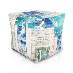 Pufa Kostka Kwadratowa - Premium Prints