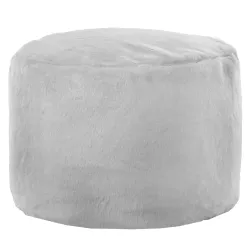 Pufa Okrągła Walec - Futerko Yeti